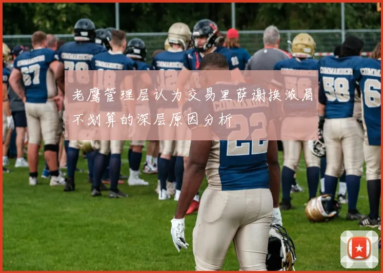 老鹰管理层认为交易里萨谢换浓眉不划算的深层原因分析